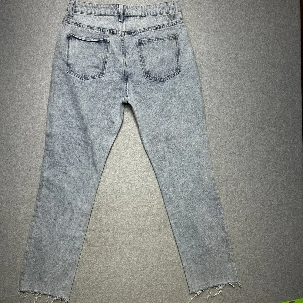 Superdown Jeans Women's Size 29 Light Wash Distressed‎ Hem High Rise Denim